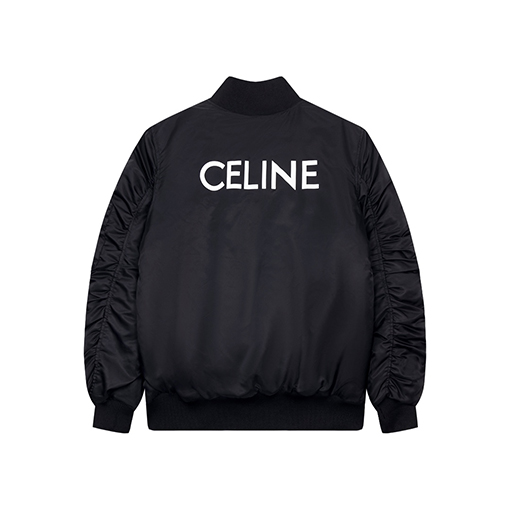 セリーヌ 高品質 中綿 ジャケットアウター ♡ CELINE プリントポイント♡ 男子のパイロット服コピー ♡