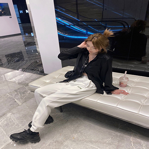 セリーヌスウェットパンツ コピー CELINE ロゴ ♡ 高品質 ♡ XS~L ♡ ホワイト単色 ♡