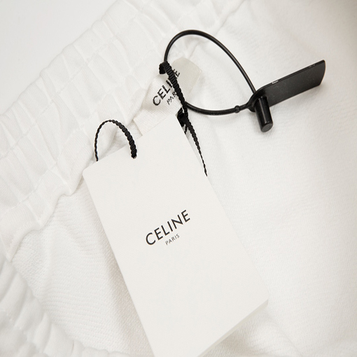 セリーヌスウェットパンツ コピー CELINE ロゴ ♡ 高品質 ♡ XS~L ♡ ホワイト単色 ♡