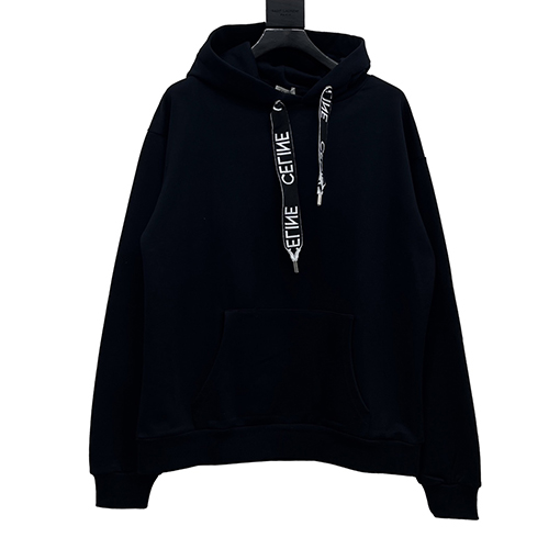 【超美品✨】 セリーヌ 偽物 ♡ フード付き ルーズスウェット パーカー ♡ グレー・ブラック ♡ S~L ♡