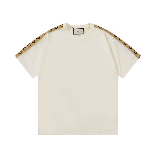 【極美品✨】 グッチ服コピー クラシックダブルG 半袖 Tシャツ ✶ XS~L ✶ブラック・ベージュ ✶