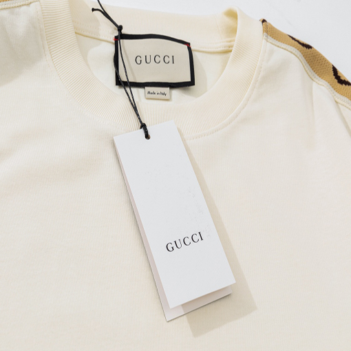 【極美品✨】 グッチ服コピー クラシックダブルG 半袖 Tシャツ ✶ XS~L ✶ブラック・ベージュ ✶