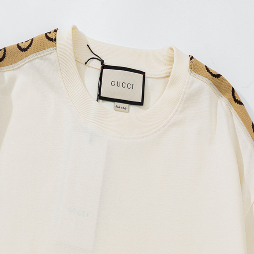 【極美品✨】 グッチ服コピー クラシックダブルG 半袖 Tシャツ ✶ XS~L ✶ブラック・ベージュ ✶