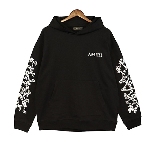 アミリAMIRIスーパーコピー  フードパーカー ✶  骨のイニシャルプリント   ✶ S~XL   ✶