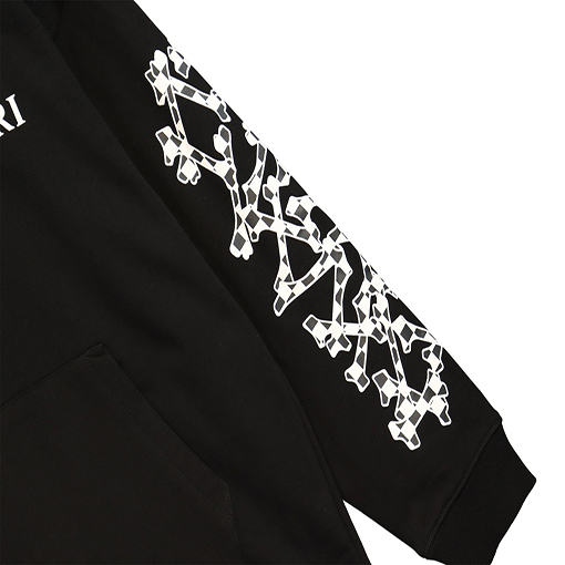 アミリAMIRIスーパーコピー  フードパーカー ✶  骨のイニシャルプリント   ✶ S~XL   ✶