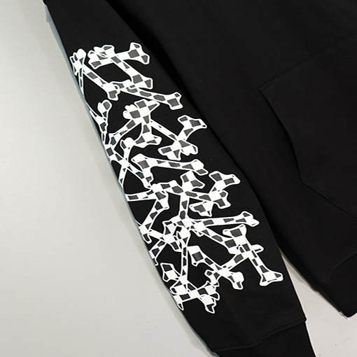 アミリAMIRIスーパーコピー  フードパーカー ✶  骨のイニシャルプリント   ✶ S~XL   ✶