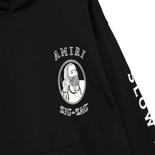 アミリAMIRIコピー フードパーカー ✶ ZIG…ZAGロゴ ✶ S~XL ✶