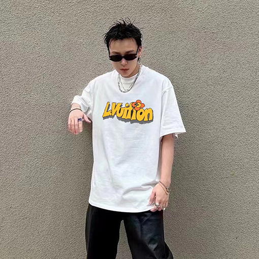 ヴィトン偽物 23春夏新商品 太陽の花ロゴ ✶ ブラック・ホワイト ✶ XS~L ✶