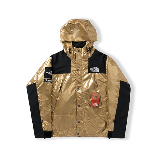シュプリーム TNF X Supreme 18ss Metallic Packコラボ ジャケットアウター ✶ピンク・ゴールド ✶ S~XL ✶
