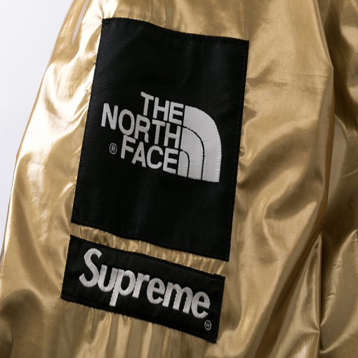 シュプリーム TNF X Supreme 18ss Metallic Packコラボ ジャケットアウター ✶ピンク・ゴールド ✶ S~XL ✶
