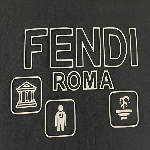 【極美品✨】  フェンディFENDIスーパーコピー 半袖 Tシャツの通販  ✶ ブラック・ホワイト✶ ＸＳ～Ｌ  ✶