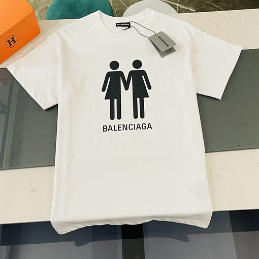 【 23ss新商品✨】 バレンシアガ 半袖Tシャツ 多国籍プリントTシャツ 2色 ✶ ブラック・ホワイト✶ XS~L ✶