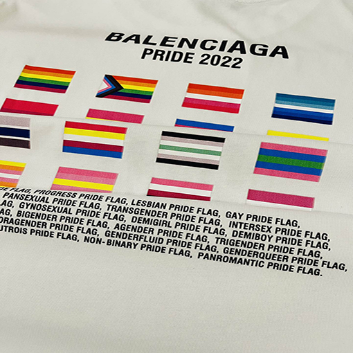【 23ss新商品✨】 バレンシアガ 半袖Tシャツ 多国籍プリントTシャツ 2色 ✶ ブラック・ホワイト✶ XS~L ✶