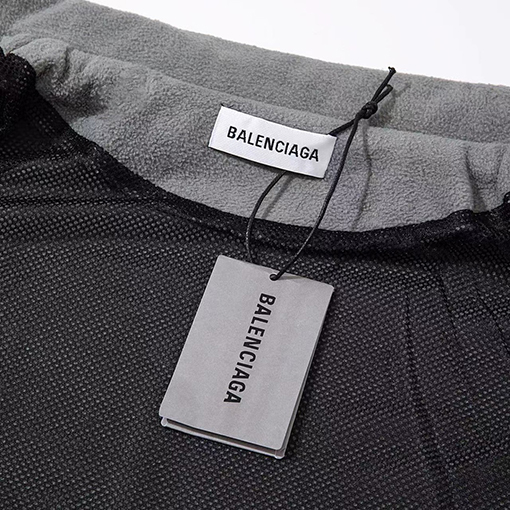 バレンシアガ フリースジャケットアウター BALENCIAGAゴロ ✶ ブラック・グレー ✶ XS~L ✶