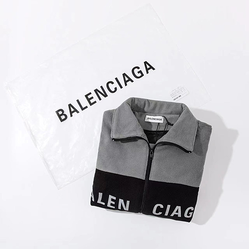 バレンシアガ  フリースジャケットアウター  BALENCIAGAゴロ   ✶　ブラック・グレー  ✶　ＸＳ～Ｌ    ✶