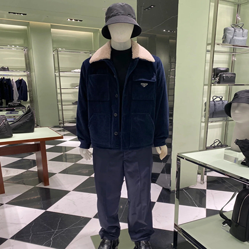 【極美品✨】プラダ服コピー コーデュロイジャケット✶ ワンカラー ✶ メンズファッション通販 ✶ 48~54サイズ ✶