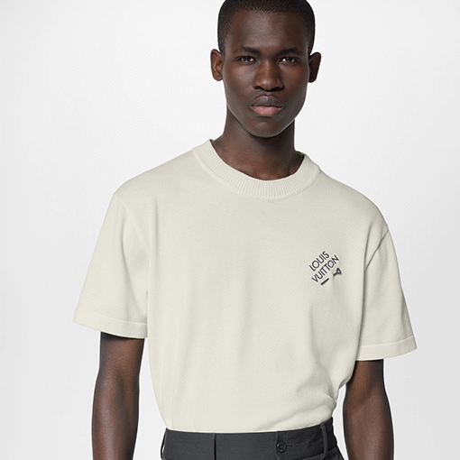 【23ss新商品✨】ルイヴィトン高品質ピンロゴニット半袖 ✶2カラー✶XS~L ✶