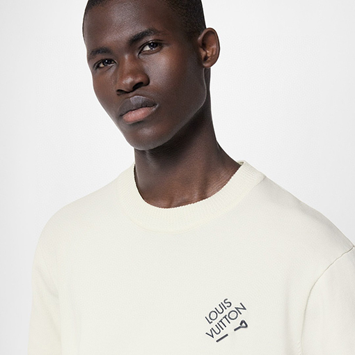 【23ss新商品✨】ルイヴィトン高品質ピンロゴニット半袖 ✶2カラー✶XS~L ✶