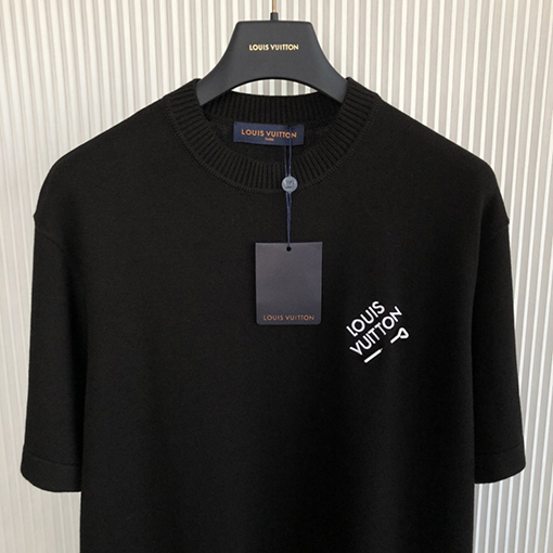【23ss新商品✨】ルイヴィトン高品質ピンロゴニット半袖 ✶2カラー✶XS~L ✶