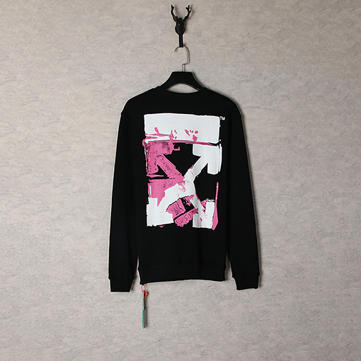 オフホワイトOFF-WHITEスーパーコピー スウェットTシャツ ★矢印ロゴ プリント ★