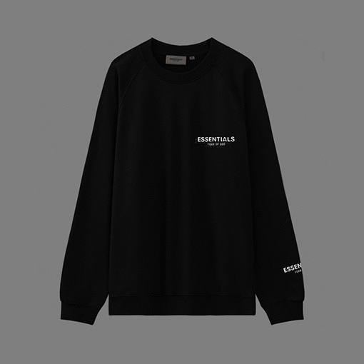 フィアオブゴッドコピー  FOG ESSENTlALSロゴ スウェット長袖 Tシャツ