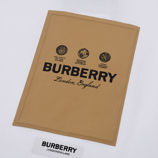 【BBR 2023新品】バーバリー 半袖Tシャツ ★プリントディテール★メンズファッション通販 3色★