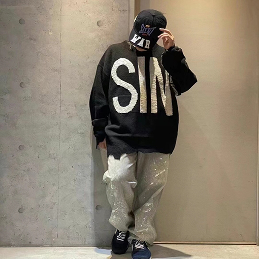 Saint Michaeスーパーコピー ニット& セーター ★ 21FW SINロゴ セーター ★ S~XL ★