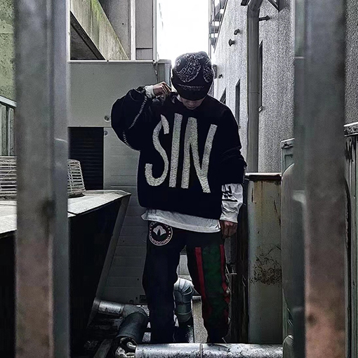 Saint Michaeスーパーコピー ニット& セーター ★ 21FW SINロゴ セーター ★ S~XL ★