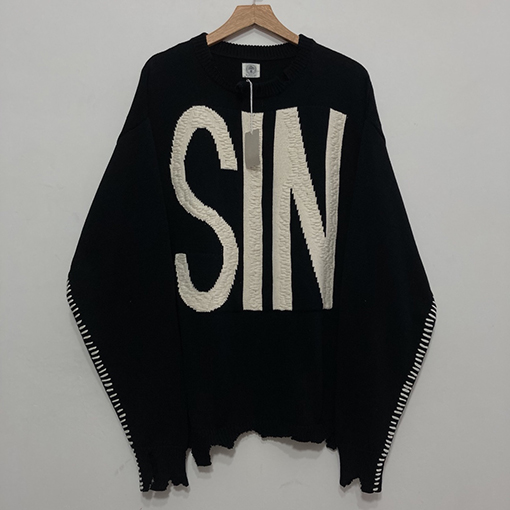 Saint Michaeスーパーコピー ニット& セーター ★ 21FW SINロゴ セーター ★ S~XL ★