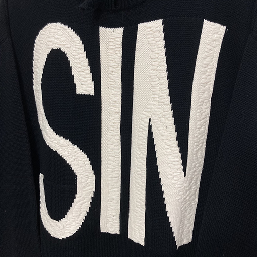 Saint Michaeスーパーコピー ニット& セーター ★ 21FW SINロゴ セーター ★ S~XL ★
