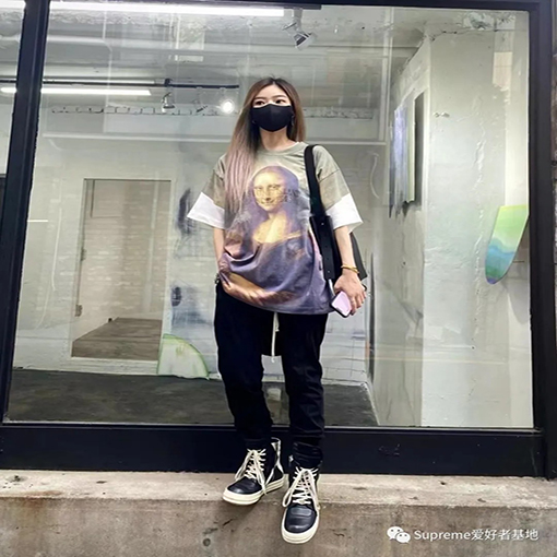 【コラボシリーズ✨】SUPREME 22SS STONE ISLAND服コピー ★  モナリザ 半袖 Tシャツの通販 ★