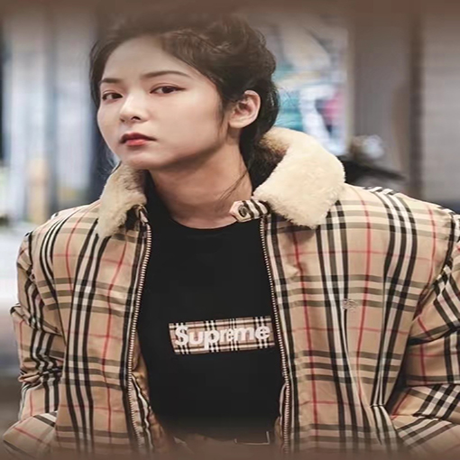 【コラボシリーズ✨】Supreme x Burberryコピー チェック ダウンジャケット★ Shearling Collar Down Puffer Jacket★