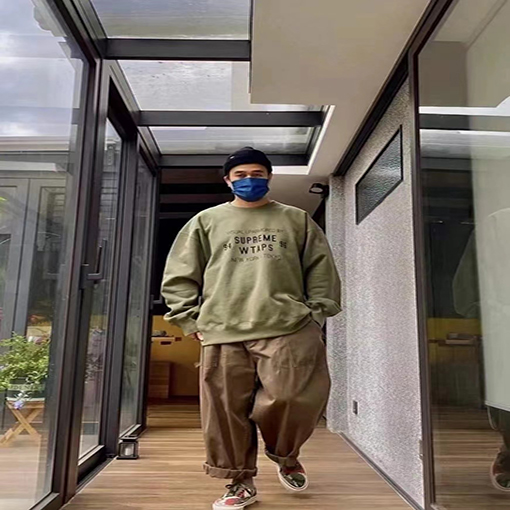 【コラボシリーズ✨】Supreme FW21 X WTAPSコピー ★ SUPRE WTAPSロゴスウェット長袖 Tシャツ2色★