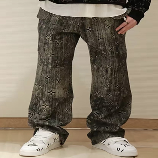 【超美品✨】 ルイヴィトンスーパーコピーデニムパンツ  23SS Monogram   ★ セットアップ  ★ 30~36サイズ★
