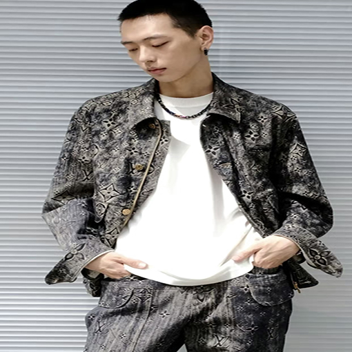 【超美品✨】 ルイヴィトンスーパーコピーデニム ジャケット23SS Monogram ★ セットアップ ★ 48~52 ★