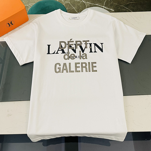 ランバン服コピー 半袖 Tシャツ ★ 23LA&GD コラボ ★ホワイト・ブラック ★