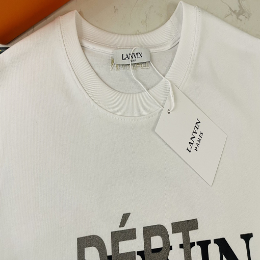 ランバン服コピー 半袖 Tシャツ ★ 23LA&GD コラボ ★ホワイト・ブラック ★