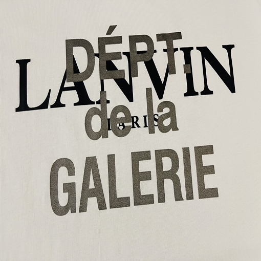 ランバン服コピー 半袖 Tシャツ ★ 23LA&GD コラボ ★ホワイト・ブラック ★