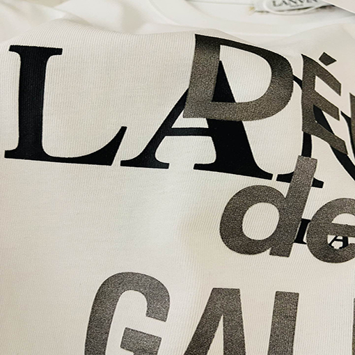 ランバン服コピー 半袖 Tシャツ ★ 23LA&GD コラボ ★ホワイト・ブラック ★