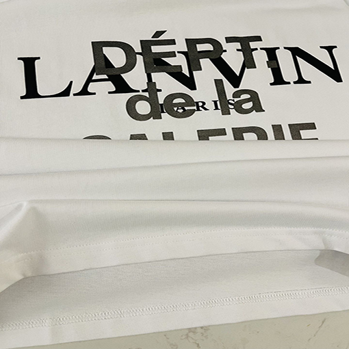 ランバン服コピー 半袖 Tシャツ ★ 23LA&GD コラボ ★ホワイト・ブラック ★