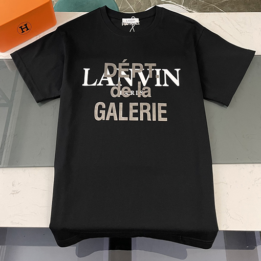 ランバン服コピー 半袖 Tシャツ ★ 23LA&GD コラボ ★ホワイト・ブラック ★