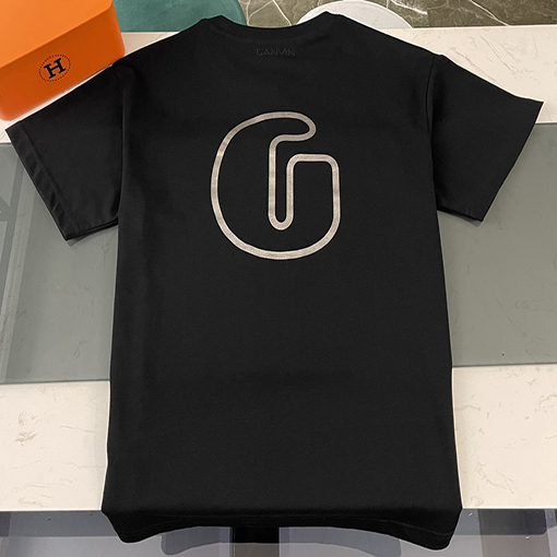 ランバン服コピー 半袖 Tシャツ ★ 23LA&GD コラボ ★ホワイト・ブラック ★