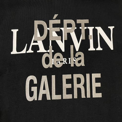 ランバン服コピー 半袖 Tシャツ ★ 23LA&GD コラボ ★ホワイト・ブラック ★