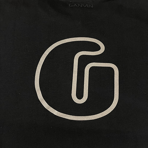 ランバン服コピー 半袖 Tシャツ ★ 23LA&GD コラボ ★ホワイト・ブラック ★