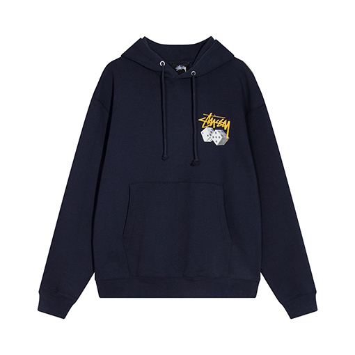 【Stussy 22FW】ステューシーコピー安い フードパーカー ★ さいころロゴ プリント ★