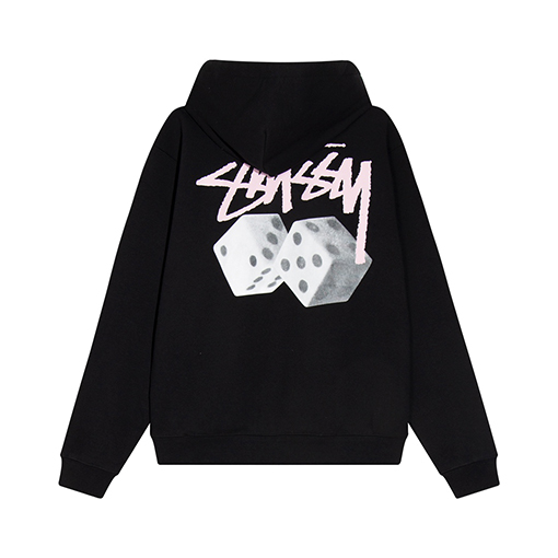 【Stussy 22FW】ステューシーコピー安い フードパーカー ★ さいころロゴ プリント ★