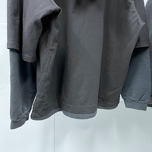<font color=#FE0000>バレンシアガフード パーカー長袖 Tシャツ ★BALENCIAGAロゴ長袖 Tシャツ ★</font>