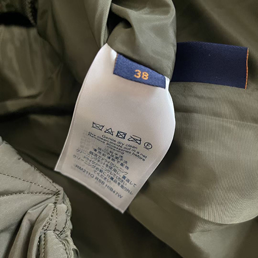 ルイヴィトン服偽物   中綿  ジャケットアウター  ミリタリーグリーンカラー