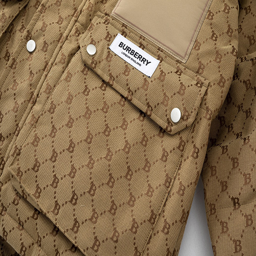 バーバリーダウンジャケットアウター Bロゴ M~3XL