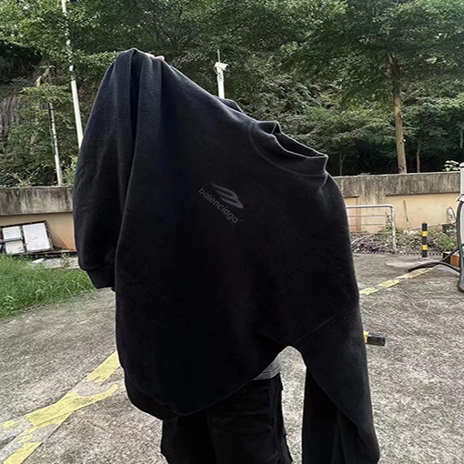 バレンシアガスウェット長袖 Tシャツ トップス BLCGロゴポイント